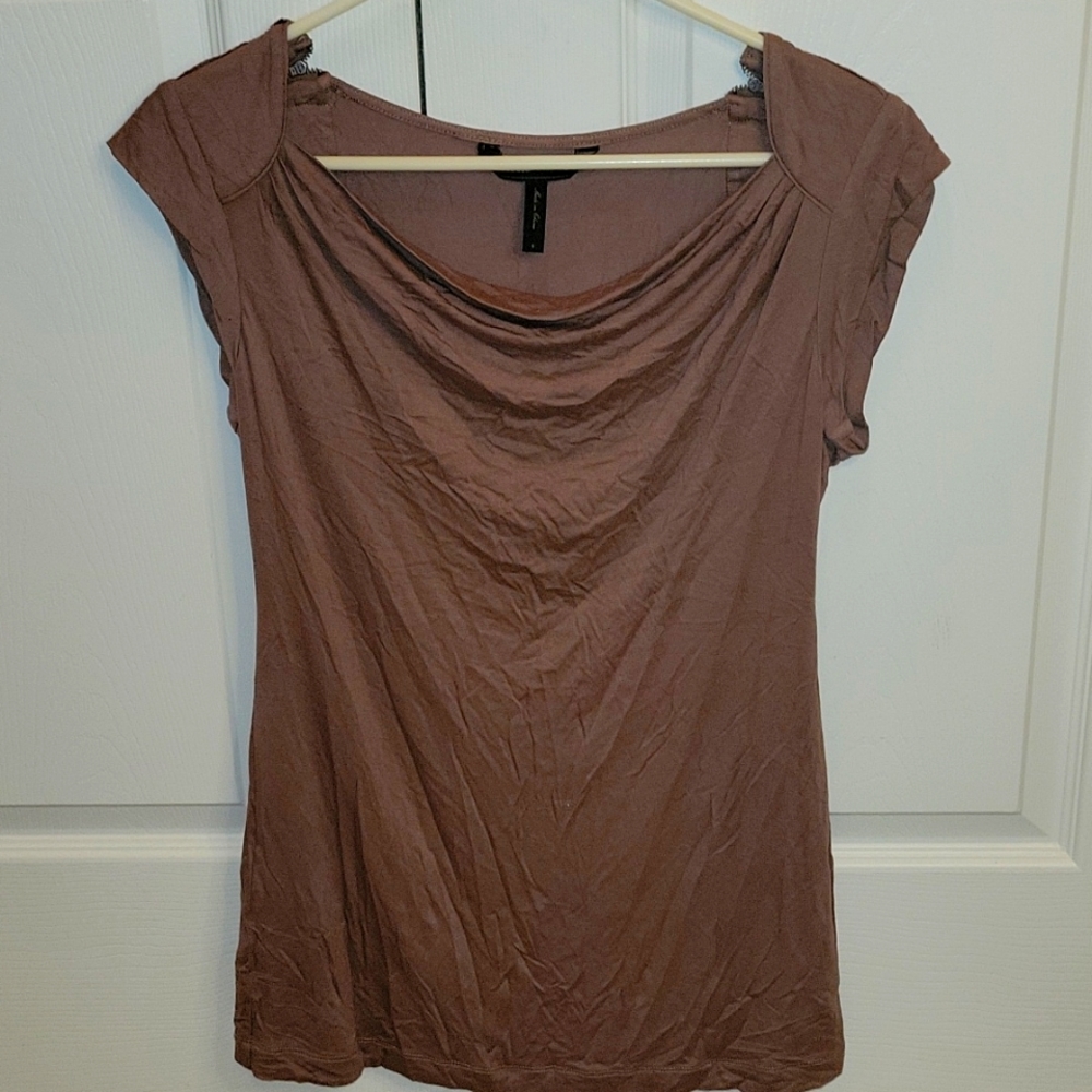 Bcbg Taupe Rayon NWOT Top